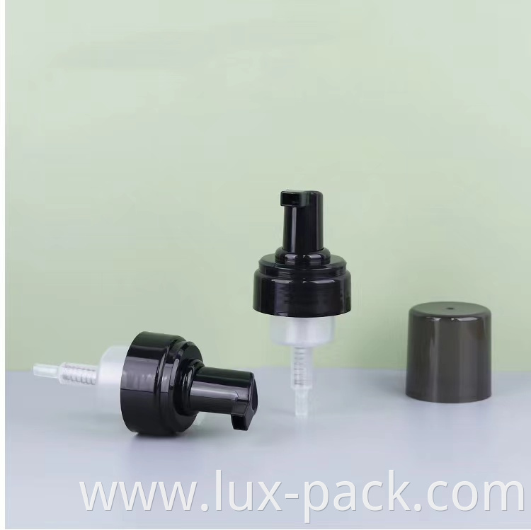 Wholesale PET Black Soap Foam Pump Bottles with Foam Pump and Cap